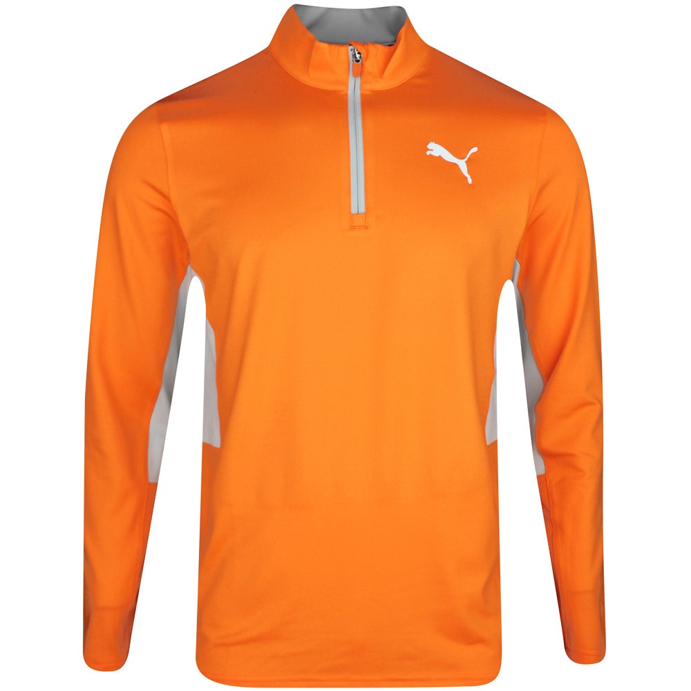 PUMA Golf Pullover - Pure 2.0 QZ - Rickie Orange SS25