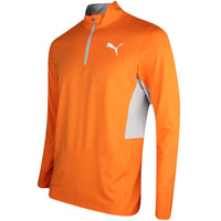 PUMA Golf Pullover - Pure 2.0 QZ - Rickie Orange SS25