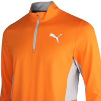 PUMA Golf Pullover - Pure 2.0 QZ - Rickie Orange SS25