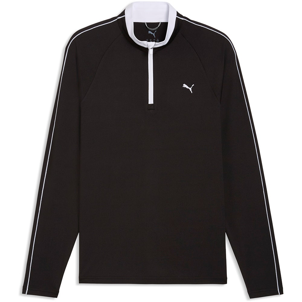 PUMA Golf Pullover - Pure 3.0 QZ - Black SS26