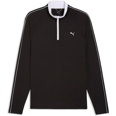 PUMA Golf Pullover - Pure 3.0 QZ - Black SS26