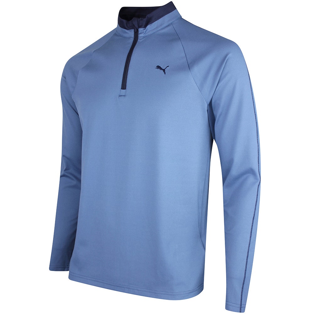 PUMA Golf Pullover - Pure 3.0 QZ - Dark Indigo SS26