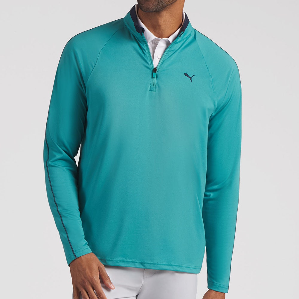 PUMA Golf Pullover - Pure 3.0 QZ - Mint Tea AW26