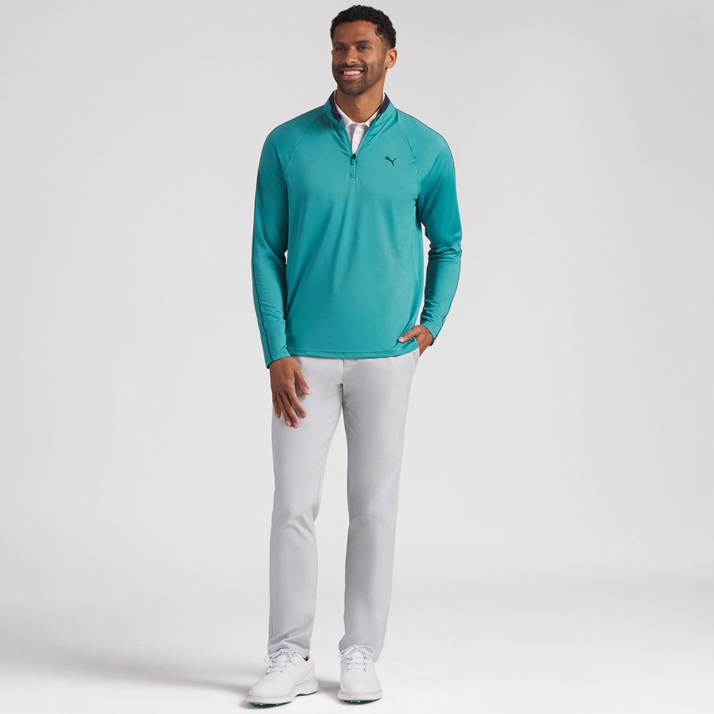 PUMA Golf Pullover - Pure 3.0 QZ - Mint Tea AW26