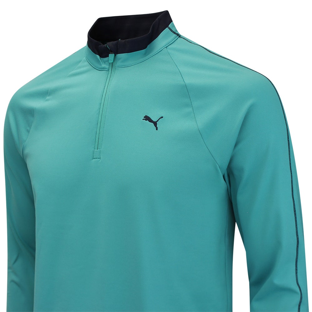 PUMA Golf Pullover - Pure 3.0 QZ - Mint Tea AW26