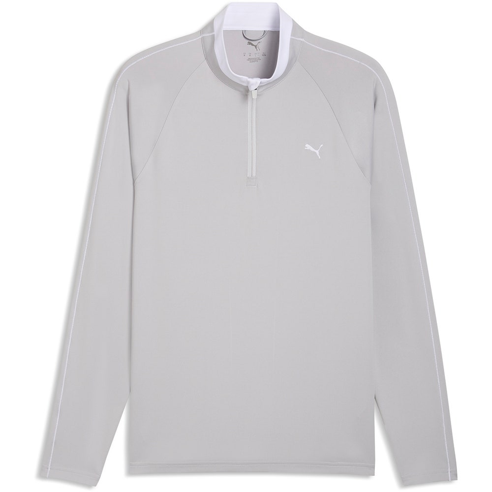 PUMA Golf Pullover - Pure 3.0 QZ - Platino Grey SS26