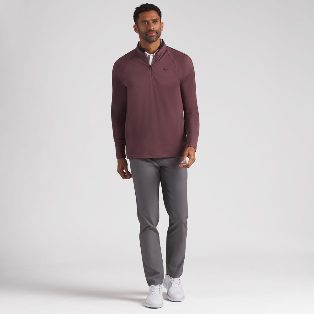 PUMA Golf Pullover - Pure 3.0 QZ - Rich Cocoa AW26