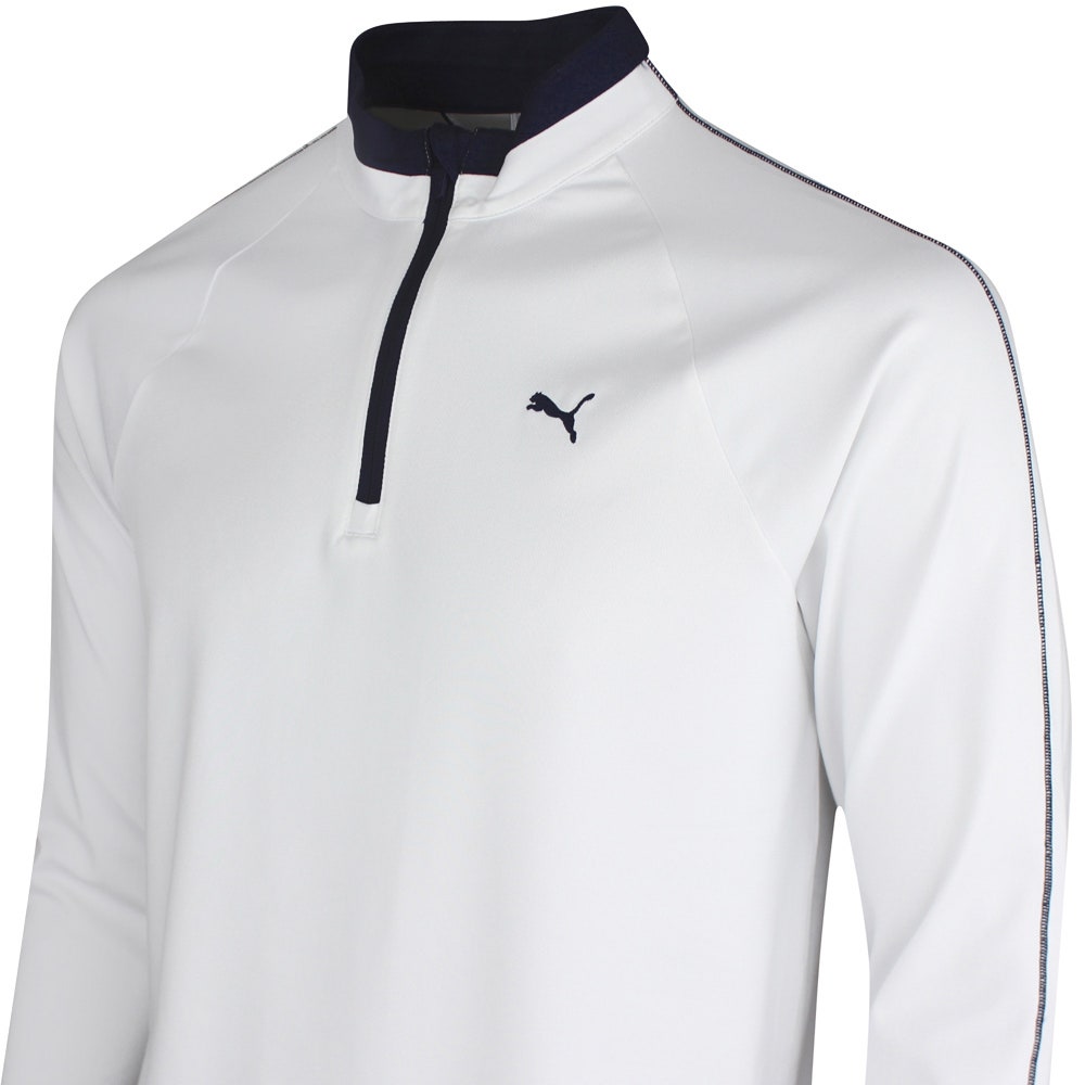 PUMA Golf Pullover - Pure 3.0 QZ - White Glow SS26