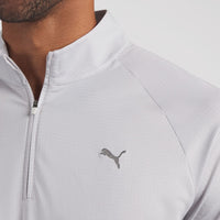 PUMA Golf Pullover - Pure Grid QZ - Platino Grey AW26