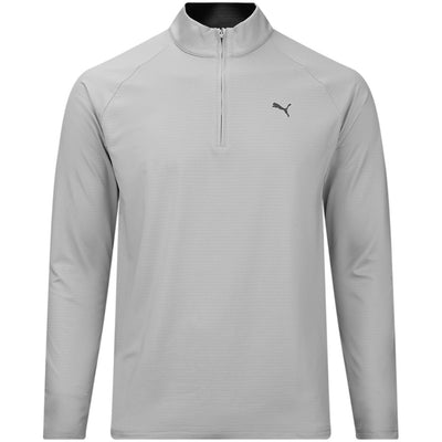 PUMA Golf Pullover - Pure Grid QZ - Platino Grey AW26