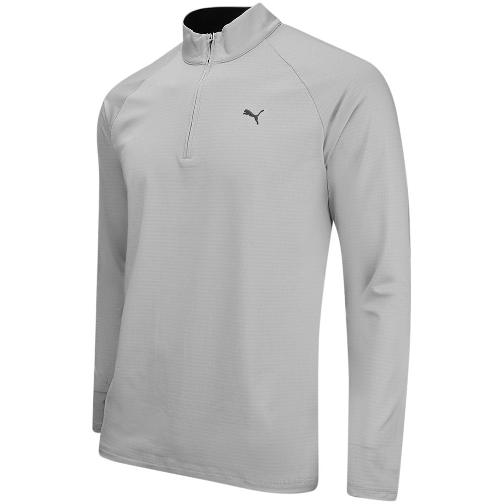 PUMA Golf Pullover - Pure Grid QZ - Platino Grey AW26