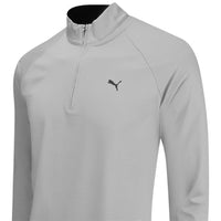 PUMA Golf Pullover - Pure Grid QZ - Platino Grey AW26