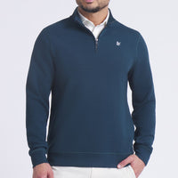 PUMA Golf Pullover - RC Cloudspun Fleece QZ - Green Terrain AW25