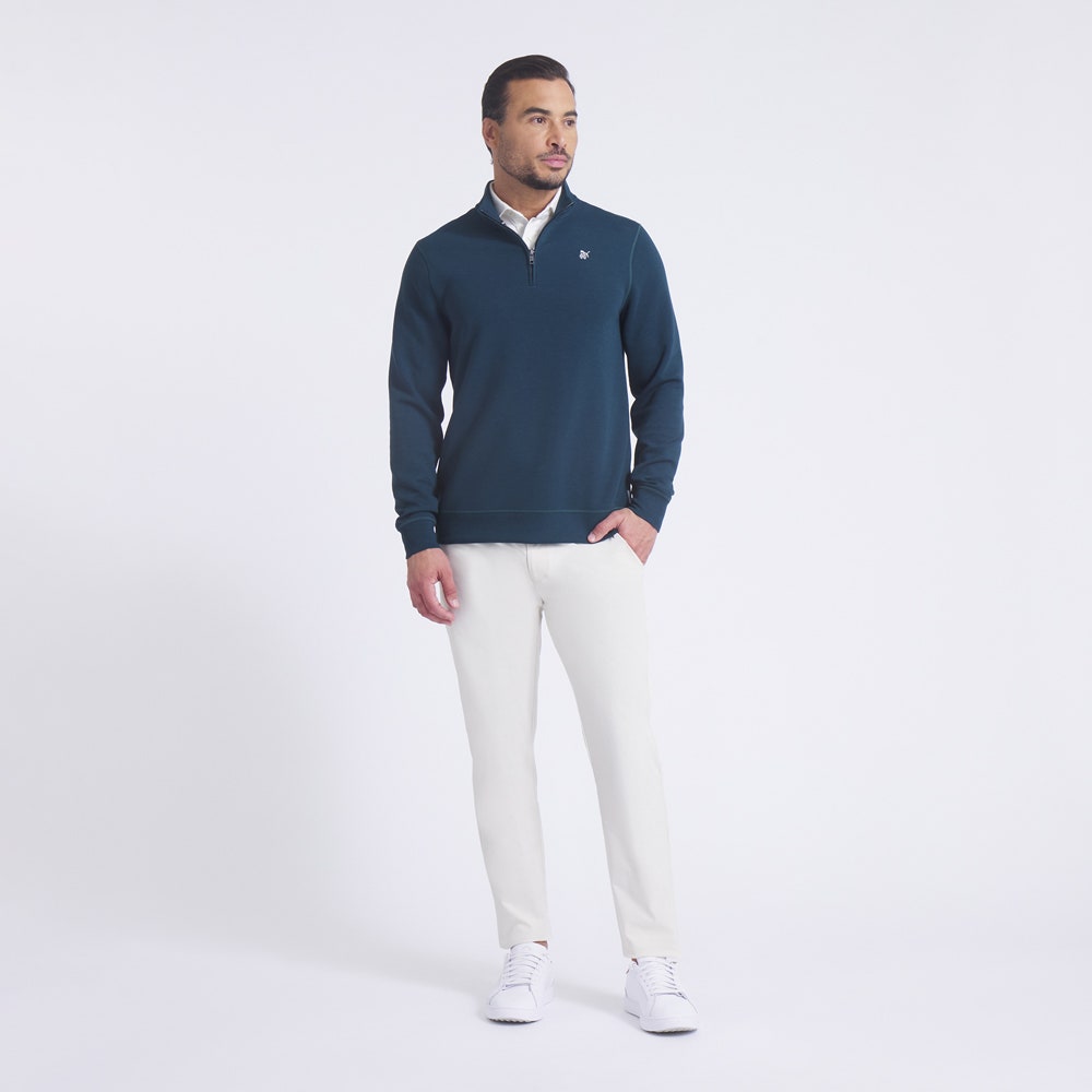 PUMA Golf Pullover - RC Cloudspun Fleece QZ - Green Terrain AW25