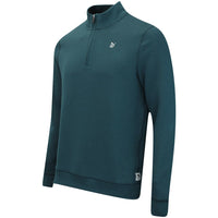 PUMA Golf Pullover - RC Cloudspun Fleece QZ - Green Terrain AW25