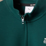 PUMA Golf Pullover - RC Cloudspun Fleece QZ - Green Terrain AW25