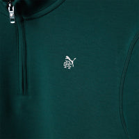 PUMA Golf Pullover - RC Cloudspun Fleece QZ - Green Terrain AW25