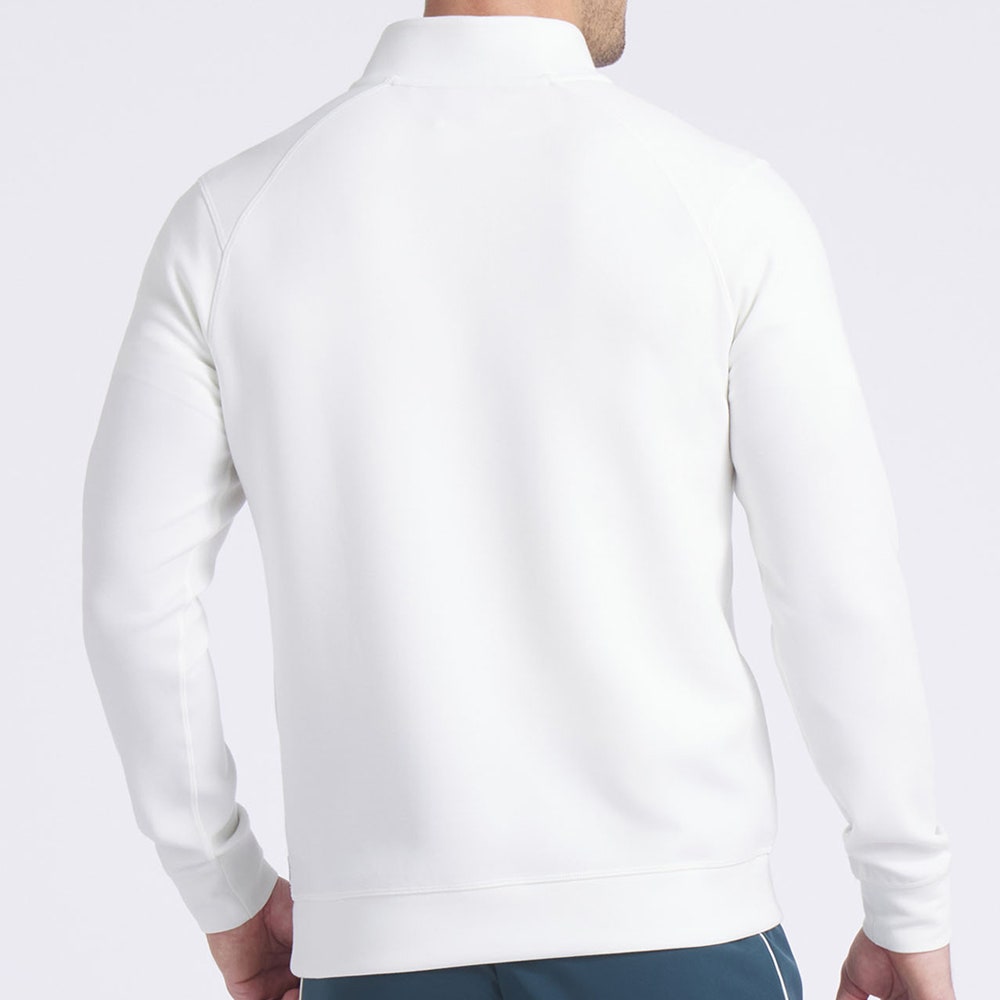 PUMA Golf Pullover - RC Cloudspun Fleece QZ - Warm White AW25