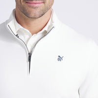 PUMA Golf Pullover - RC Cloudspun Fleece QZ - Warm White AW25