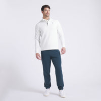 PUMA Golf Pullover - RC Cloudspun Fleece QZ - Warm White AW25