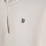 PUMA Golf Pullover - RC Cloudspun Fleece QZ - Warm White AW25