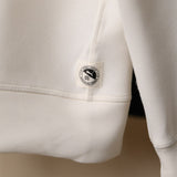 PUMA Golf Pullover - RC Cloudspun Fleece QZ - Warm White AW25