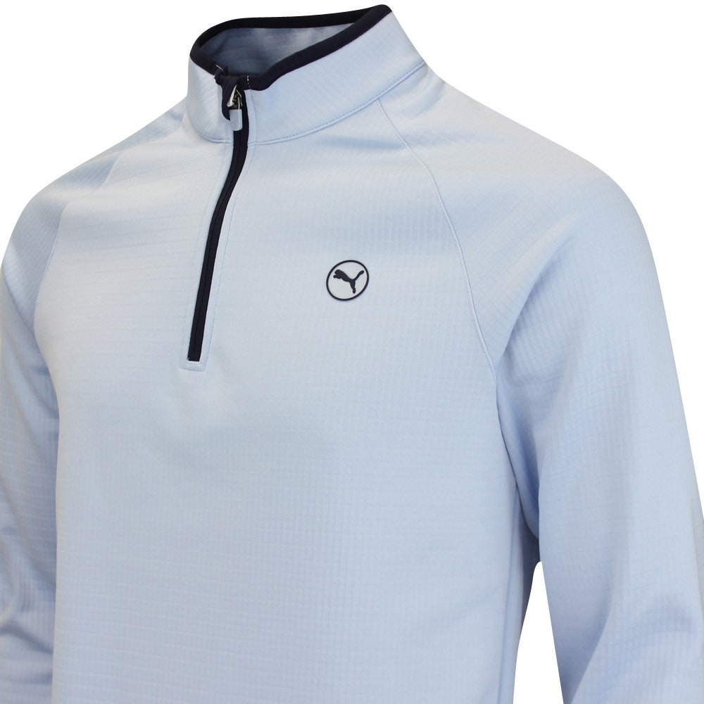 PUMA Golf Pullover - Waffle Fleece QZ - Haute Tropic AW25