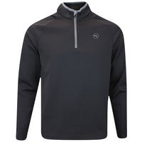 PUMA Golf Pullover - Waffle Fleece QZ - Puma Black AW25
