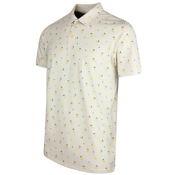PUMA Golf Shirt - AP Cloudspun Lemon Polo - Alpine Snow SS26