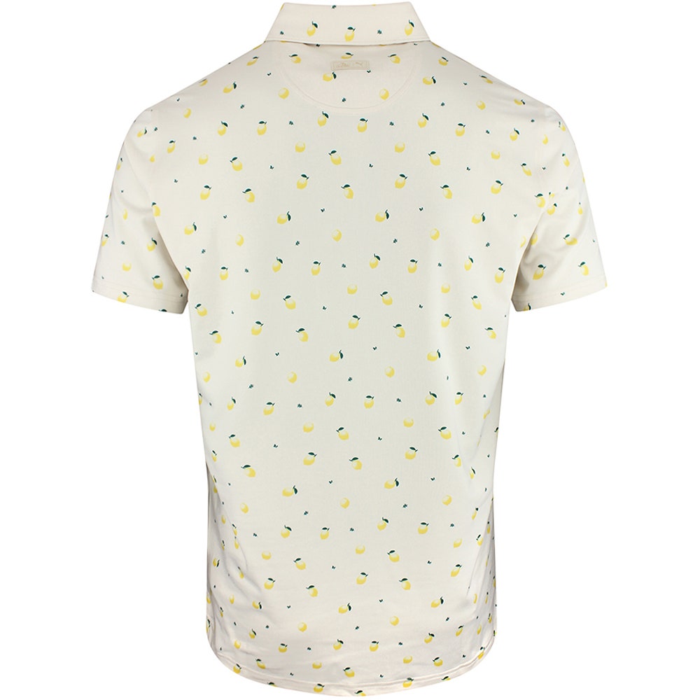 PUMA Golf Shirt - AP Cloudspun Lemon Polo - Alpine Snow SS26