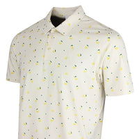 PUMA Golf Shirt - AP Cloudspun Lemon Polo - Alpine Snow SS26