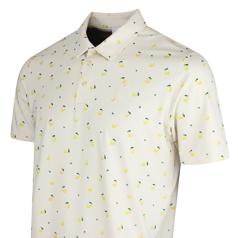 PUMA Golf Shirt - AP Cloudspun Lemon Polo - Alpine Snow SS26