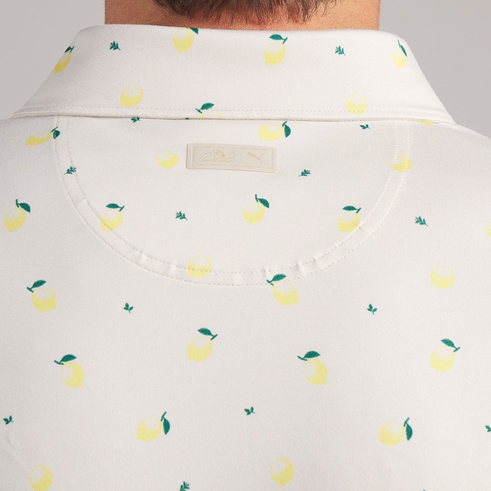 PUMA Golf Shirt - AP Cloudspun Lemon Polo - Alpine Snow SS26