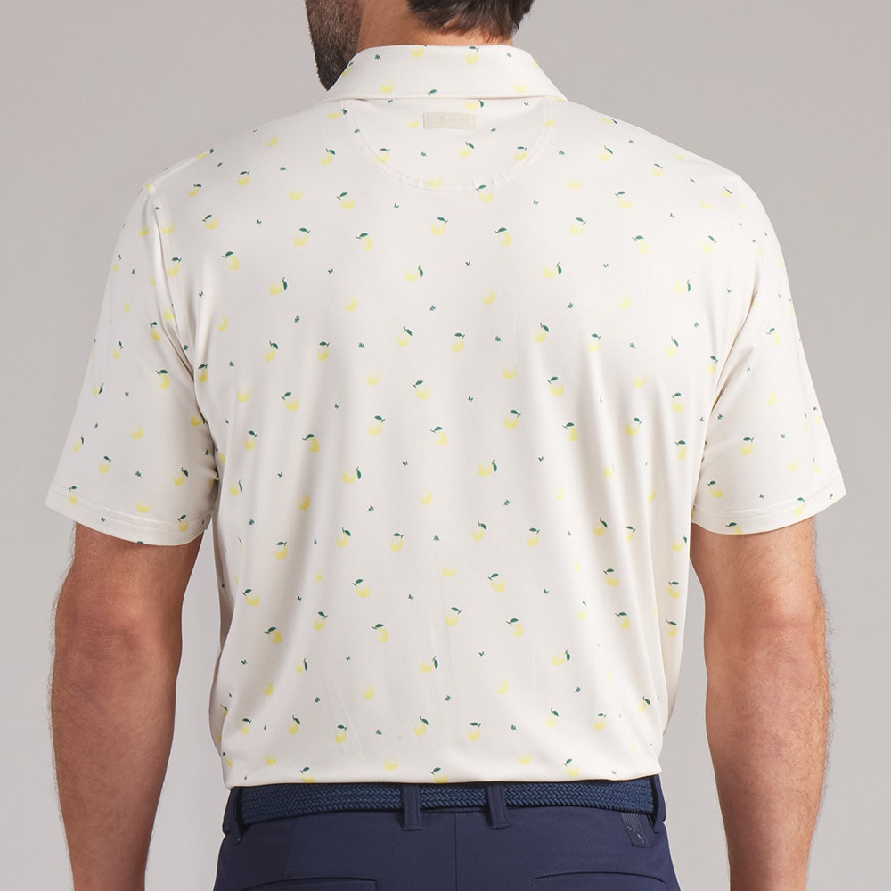 PUMA Golf Shirt - AP Cloudspun Lemon Polo - Alpine Snow SS26