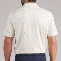 PUMA Golf Shirt - AP Cloudspun Lemon Polo - Alpine Snow SS26