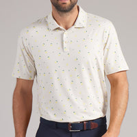 PUMA Golf Shirt - AP Cloudspun Lemon Polo - Alpine Snow SS26