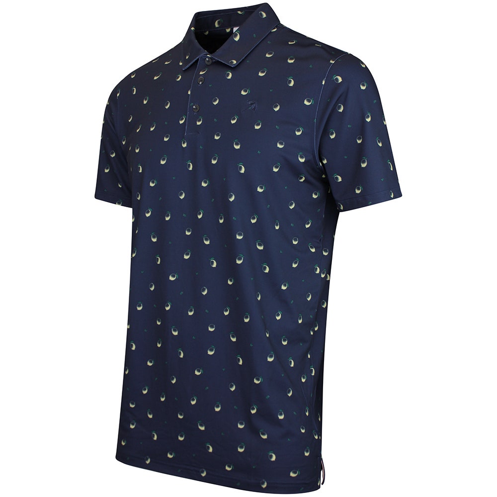 PUMA Golf Shirt - AP Cloudspun Lemon Polo - Deep Navy SS26