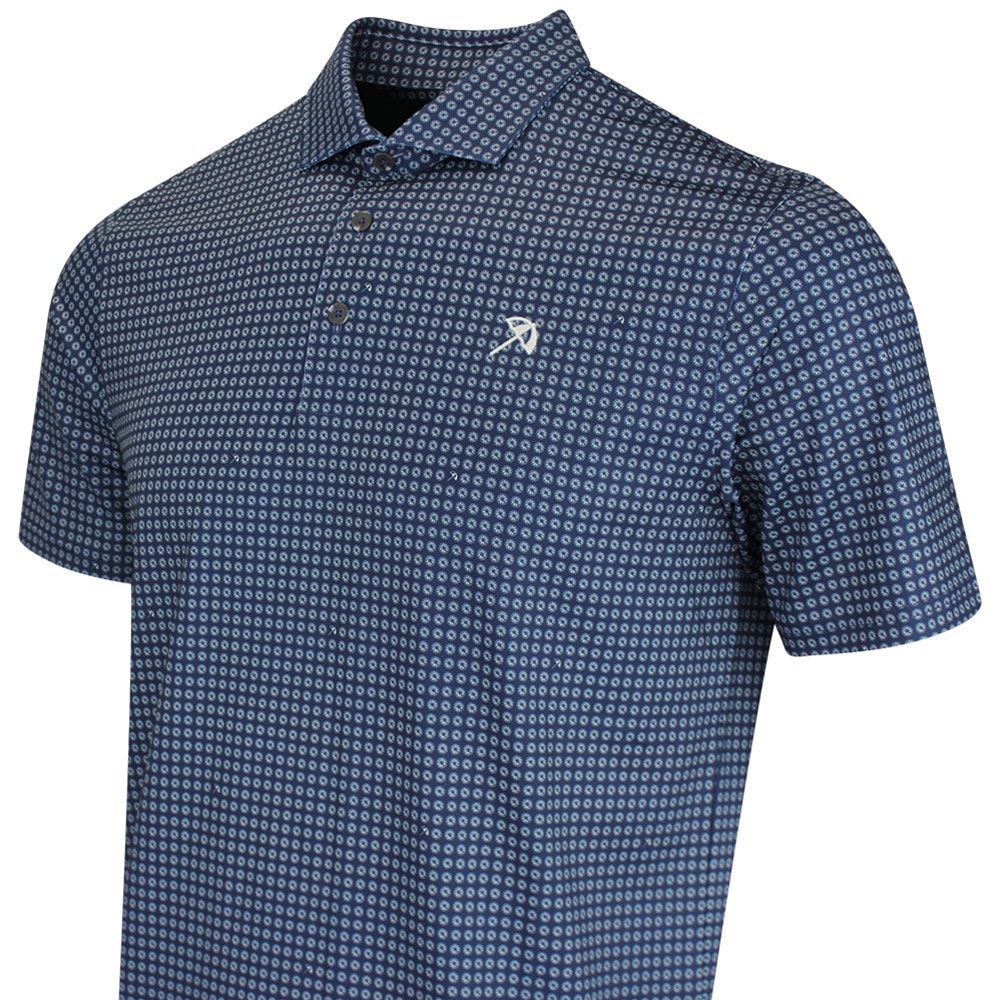 PUMA Golf Shirt - AP MATTR Geo Polo - Deep Navy AW26