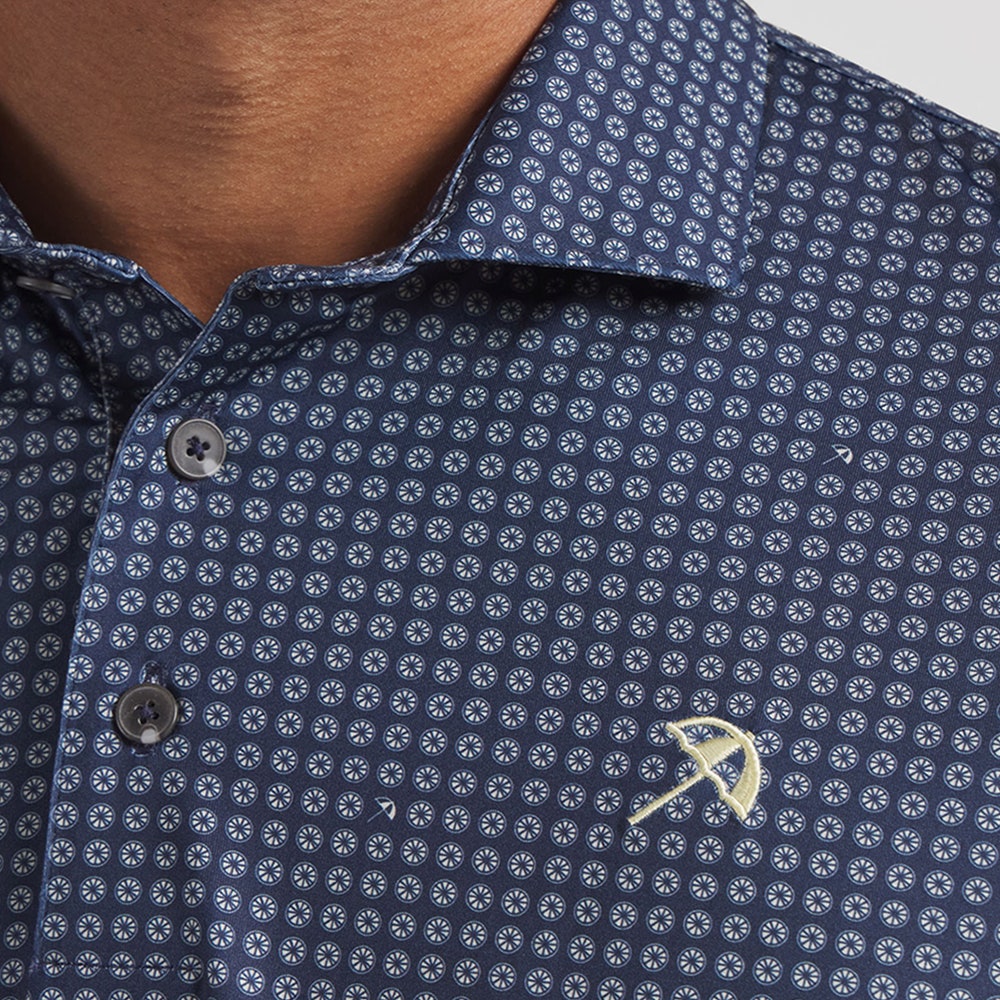 PUMA Golf Shirt - AP MATTR Geo Polo - Deep Navy AW26