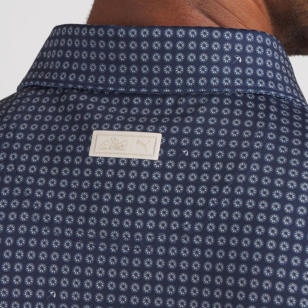 PUMA Golf Shirt - AP MATTR Geo Polo - Deep Navy AW26