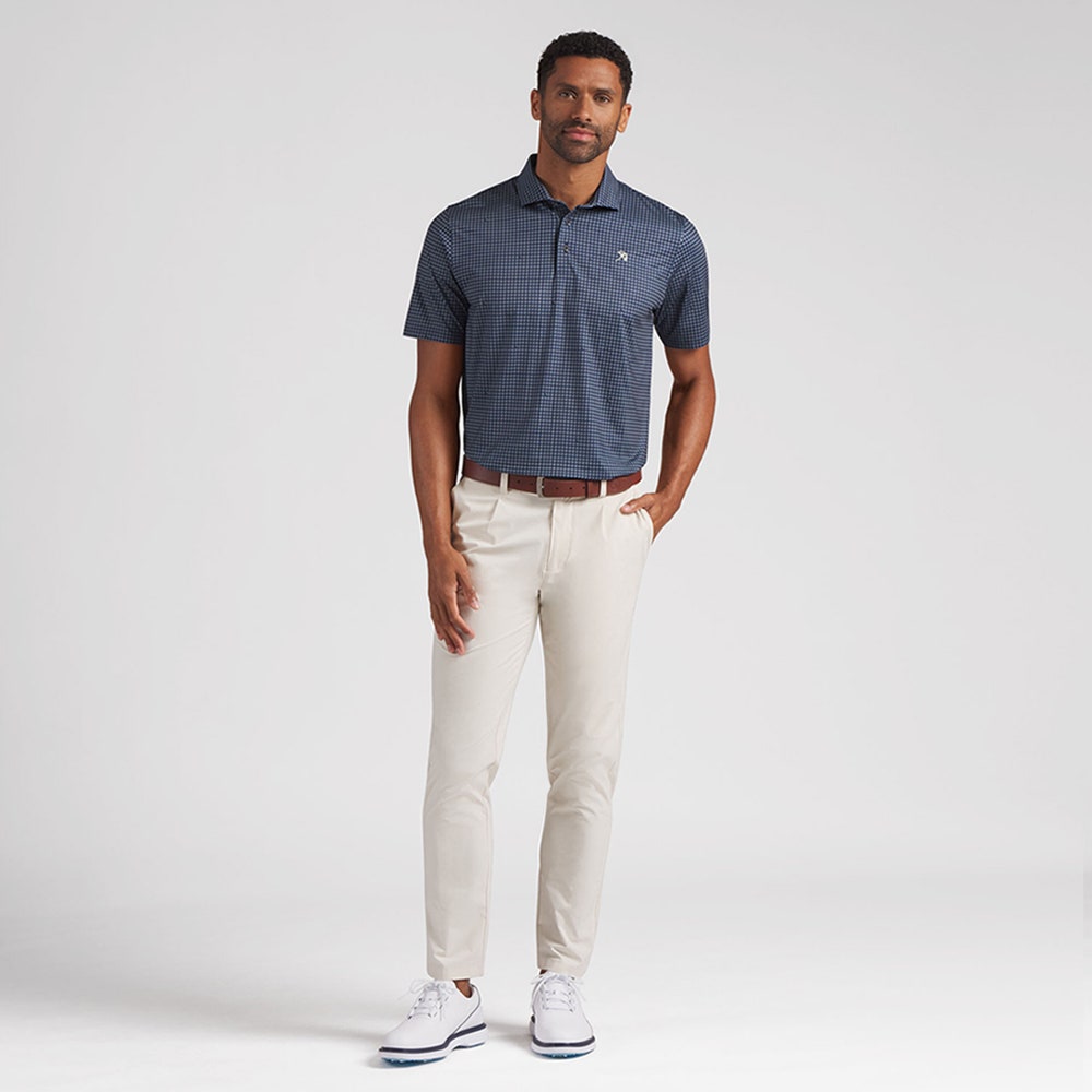 PUMA Golf Shirt - AP MATTR Geo Polo - Deep Navy AW26