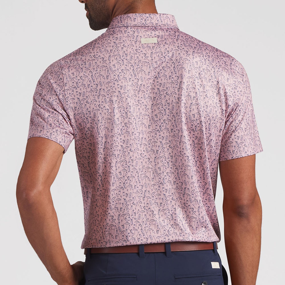 PUMA Golf Shirt - AP MATTR Saga Polo - Rose Glow AW26