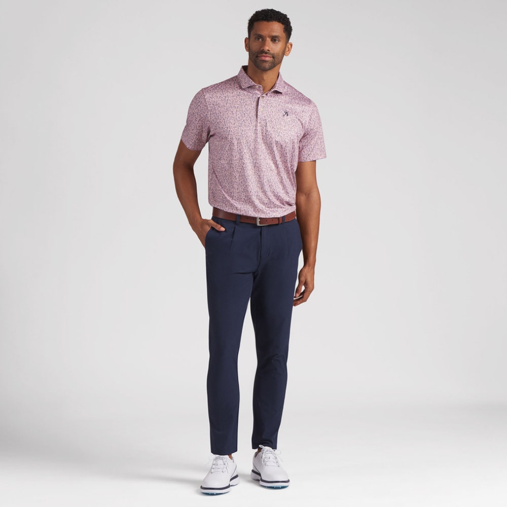 PUMA Golf Shirt - AP MATTR Saga Polo - Rose Glow AW26