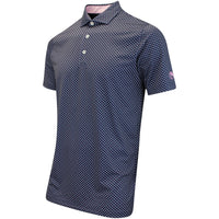 PUMA Golf Shirt - AP Micro Umbrellas Polo - Deep Navy AW25