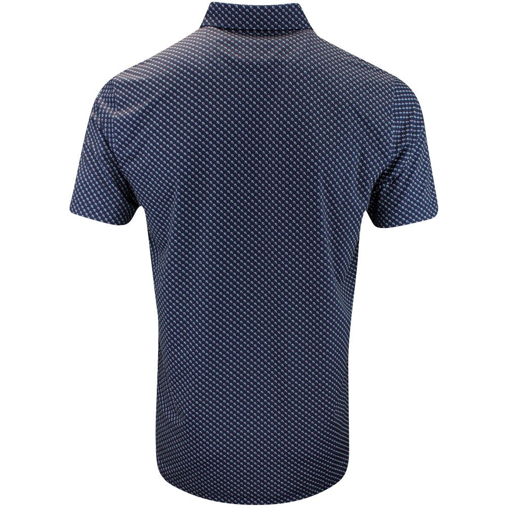 PUMA Golf Shirt - AP Micro Umbrellas Polo - Deep Navy AW25