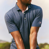 PUMA Golf Shirt - AP Micro Umbrellas Polo - Deep Navy AW25