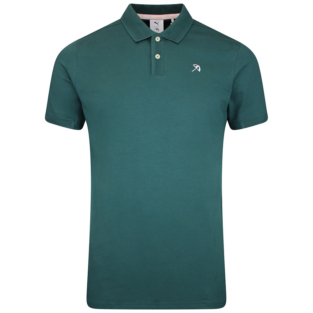PUMA Golf Shirt - AP Modalon Polo - Forest Green SS26