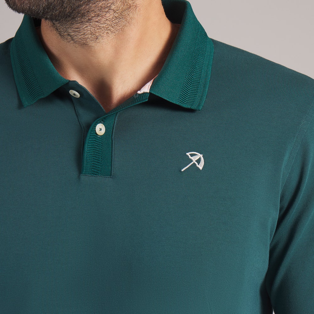 PUMA Golf Shirt - AP Modalon Polo - Forest Green SS26