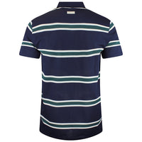 PUMA Golf Shirt - AP Pique Stripe Polo - Deep Navy SS26