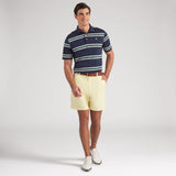 PUMA Golf Shirt - AP Pique Stripe Polo - Deep Navy SS26